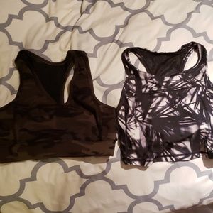 Two xs sports bras